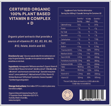 Load image into Gallery viewer, CHILL + <br />Certified Organic <br />100% Plant based<br />60 capsules 2