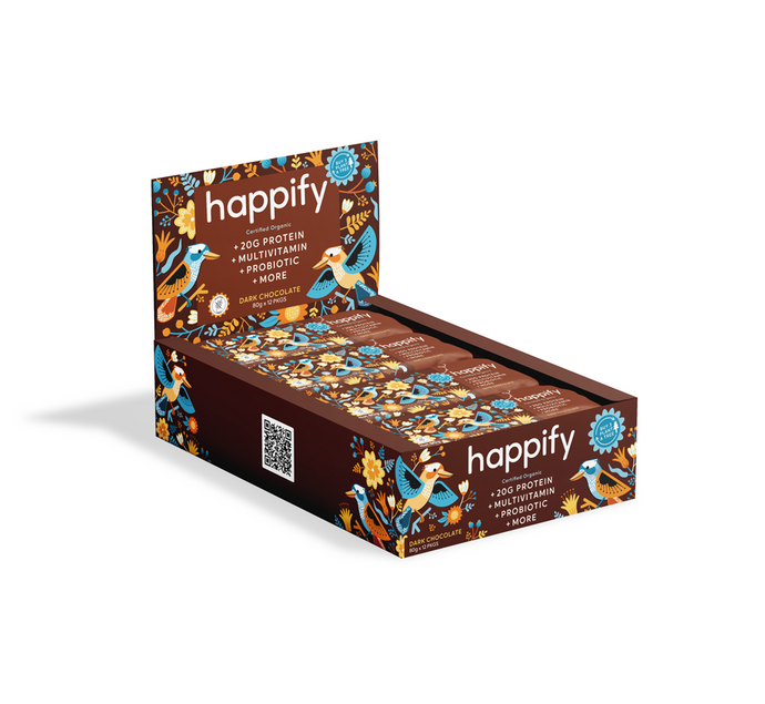 Box - Happify bar Dark Chocolate